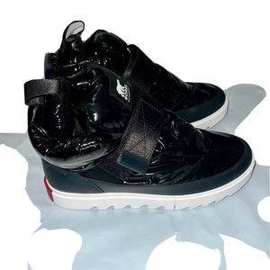 Sorel Joan of Arctic Women Size 9.5 Waterproof Next Lite Strap Puffy Boot Black